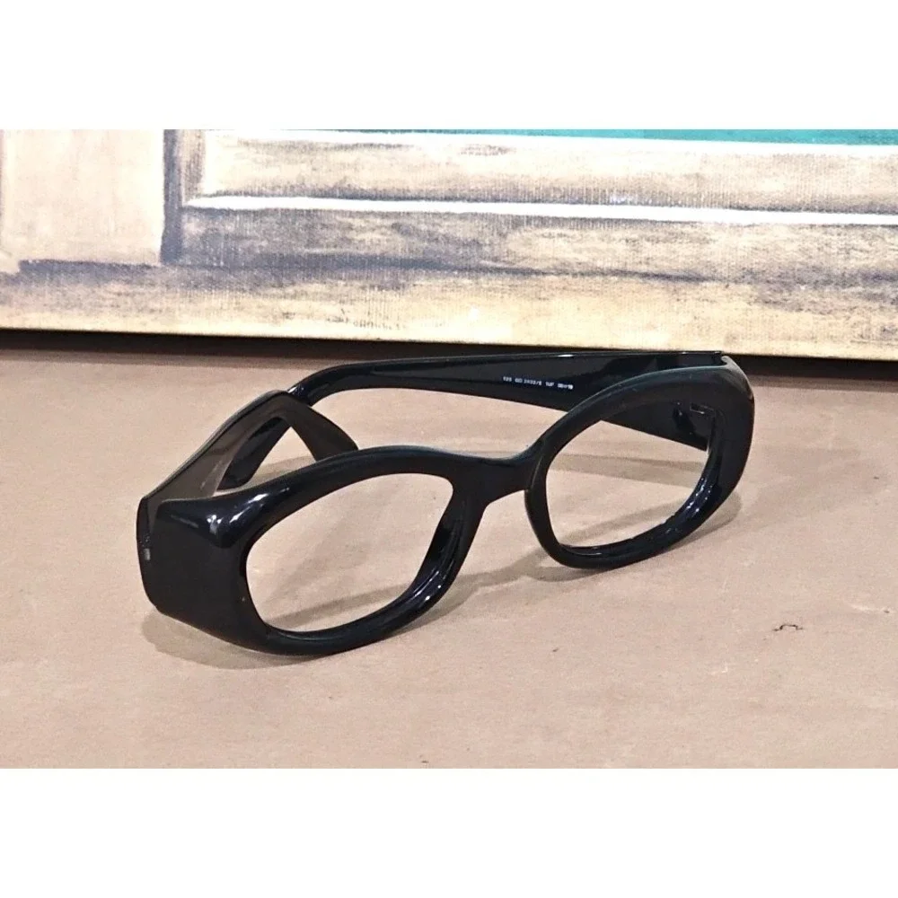 Gucci GG 2432/S 1UF Oval Wrap Black Sunglasses Frame Only 50-19-125
